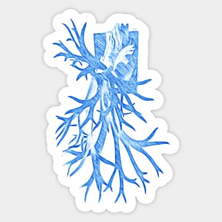 staghorn fern Sticker